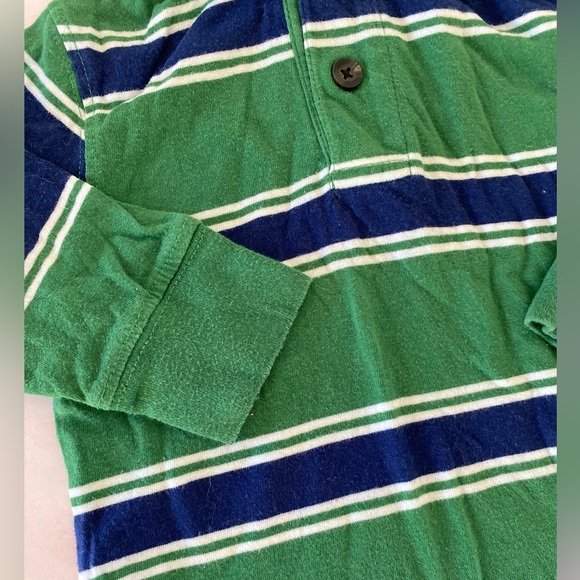 Green Striped Rugby Shirt | 9-12 Months - Picture 2 of 6